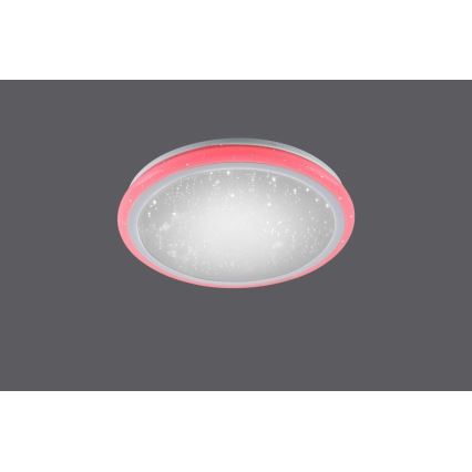 Leuchten Direkt 15220-16 - LEDRGB ljusreglerad taklampa  LUISA LED/28W/230V + fjärrkontroll 