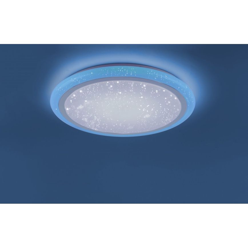 Leuchten Direkt 15230-16 - LEDRGB ljusreglerad taklampa  LUISA LED/42W/230V 3000-6400K + fjärrkontroll 