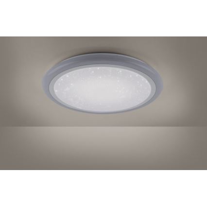 Leuchten Direkt 15230-16 - LEDRGB ljusreglerad taklampa  LUISA LED/42W/230V 3000-6400K + fjärrkontroll 