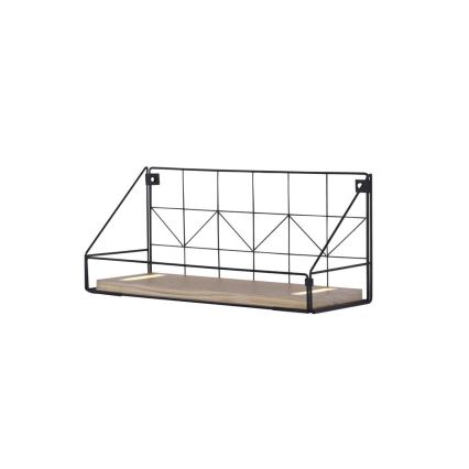 Leuchten Direkt 15277-18 - Shelf med LED-belysning BOARD 2xLED/1,75W/230V 45 cm eukalyptus