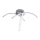 Leuchten Direkt 15341-55 - LED fäst ljuskrona VALERIE 3xLED/3,7W/230V