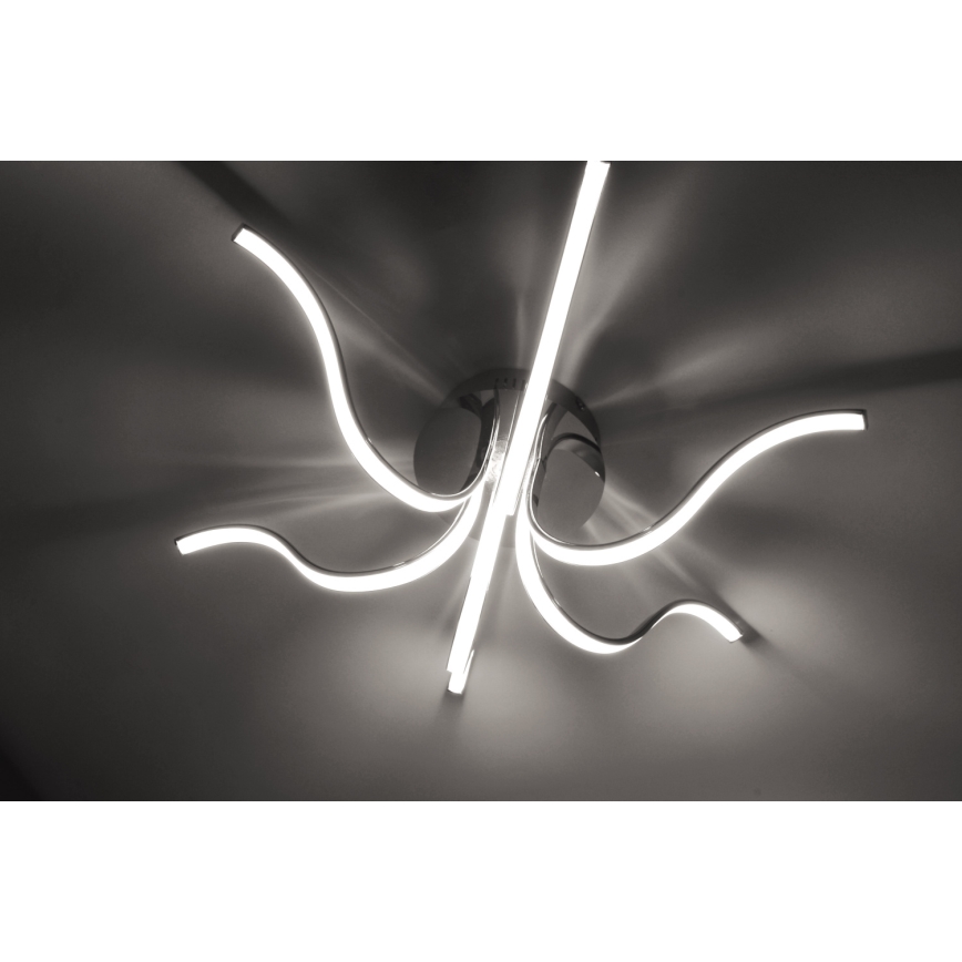 Leuchten Direkt 15342-17 - LED fäst ljuskrona VALERIE 6xLED/4,5W/230V