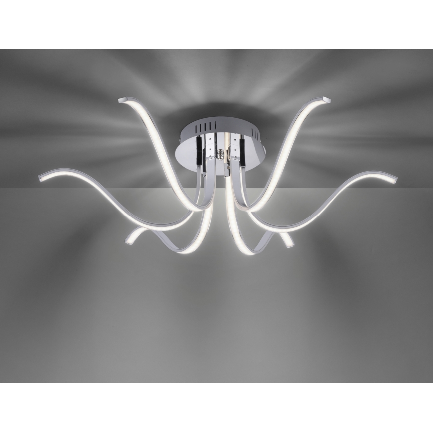 Leuchten Direkt 15342-17 - LED fäst ljuskrona VALERIE 6xLED/4,5W/230V