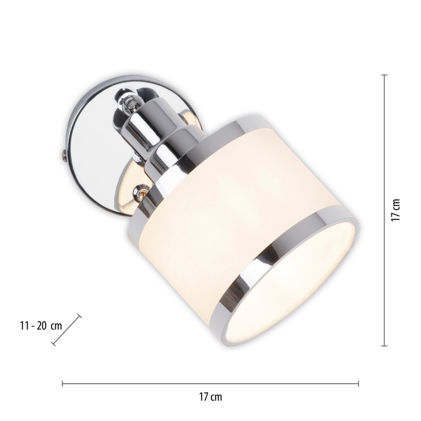 Leuchten Direkt 15371-17 - Väggspotlight ACCOR 1xE14/25W/230V