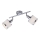 Leuchten Direkt 15372-17 - Spotlight ACCOR 2xE14/25W/230V
