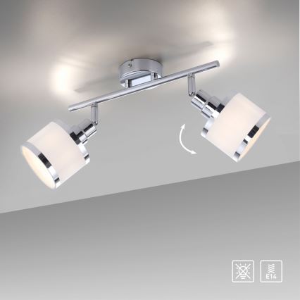 Leuchten Direkt 15372-17 - Spotlight ACCOR 2xE14/25W/230V