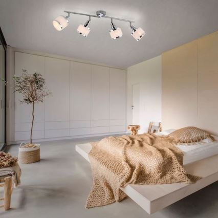 Leuchten Direkt 15374-17 - Spotlight ACCOR 4xE14/25W/230V
