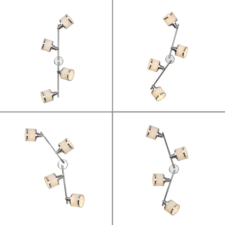 Leuchten Direkt 15374-17 - Spotlight ACCOR 4xE14/25W/230V