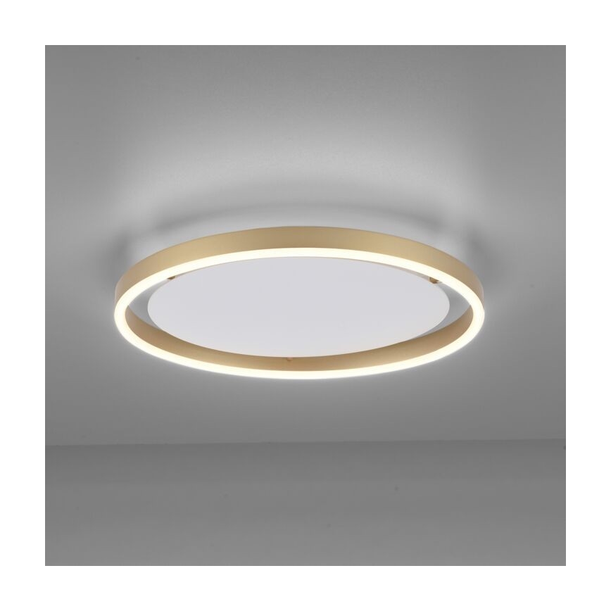 Leuchten Direkt 15392-60 - LED ljusreglerad taklampa RITUS LED/30W/230V mässing