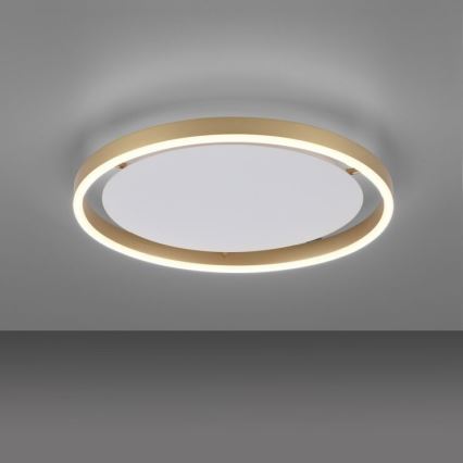Leuchten Direkt 15392-60 - LED ljusreglerad taklampa RITUS LED/30W/230V mässing