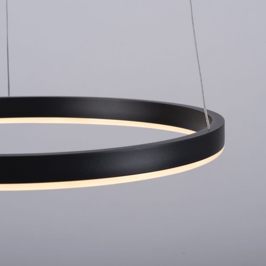 Leuchten Direkt 15393-13 - LED Dimmable ljuskrona on a string RITUS LED/20W/230V svart