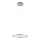 Leuchten Direkt 15393-95 - LED ljusreglerad ljuskrona på textilsladd RITUS LED/20W/230V matt krom