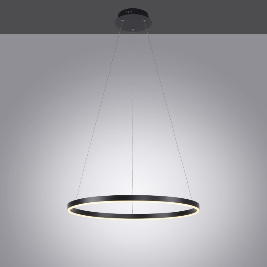 Leuchten Direkt 15394-13 - LED Dimmable ljuskrona on a string RITUS LED/30W/230V svart