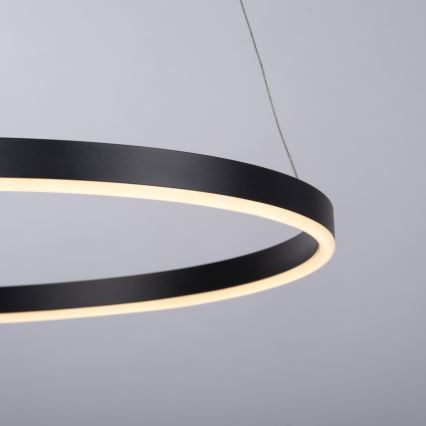 Leuchten Direkt 15394-13 - LED Dimmable ljuskrona on a string RITUS LED/30W/230V svart