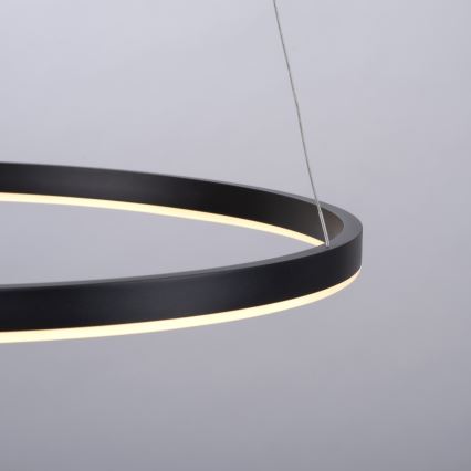 Leuchten Direkt 15394-13 - LED Dimmable ljuskrona on a string RITUS LED/30W/230V svart
