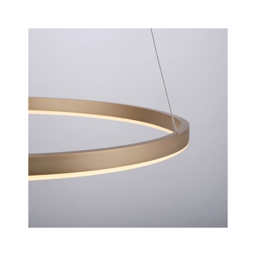 Leuchten Direkt 15394-60 - LED dimbar taklampa RITUS LED/30W/230V mässing