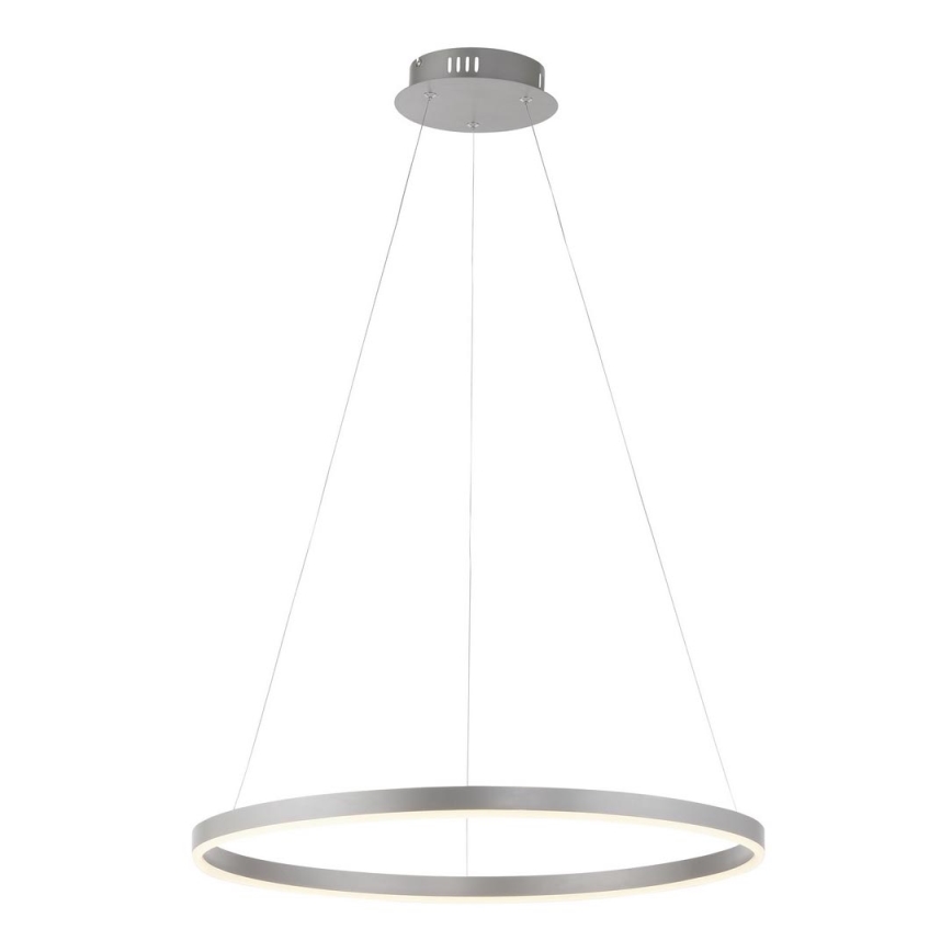 Leuchten Direkt 15394-95 - LED ljusreglerad ljuskrona på textilsladd RITUS LED/30W/230V matt krom