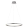 Leuchten Direkt 15394-95 - LED ljusreglerad ljuskrona på textilsladd RITUS LED/30W/230V matt krom