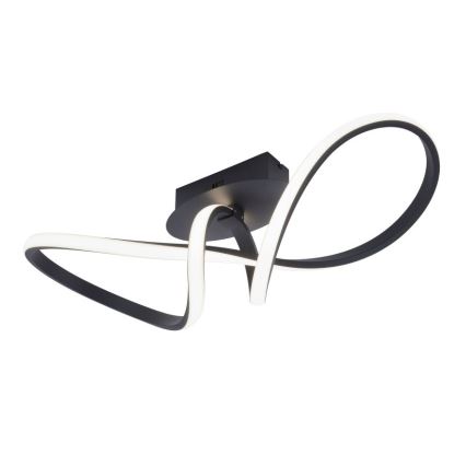 Leuchten Direkt 15403-18 - LED ljusreglerad fastsatt Ljuskrona  MARIA LED/16W/230V svart