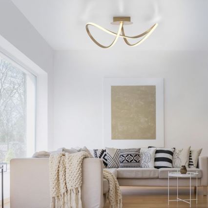 Leuchten Direkt 15403-60 - Fäst LED ljusreglerad ljuskrona MARIA LED/15,5W/230V