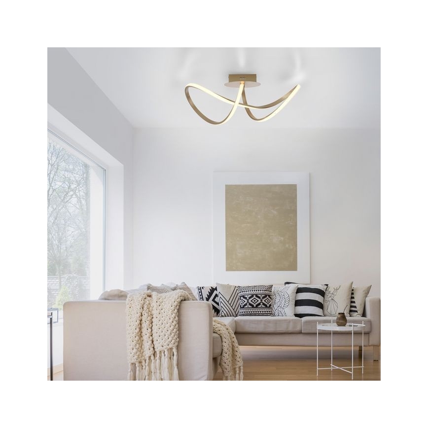 Leuchten Direkt 15403-60 - Fäst LED ljusreglerad ljuskrona MARIA LED/15,5W/230V