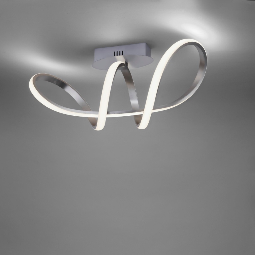 Leuchten Direkt 15403-95 - LED ljusreglerad fastsatt Ljuskrona  MARIA LED/16W/230V matt krom