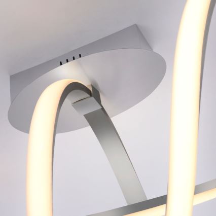 Leuchten Direkt 15403-95 - LED ljusreglerad fastsatt Ljuskrona  MARIA LED/16W/230V matt krom