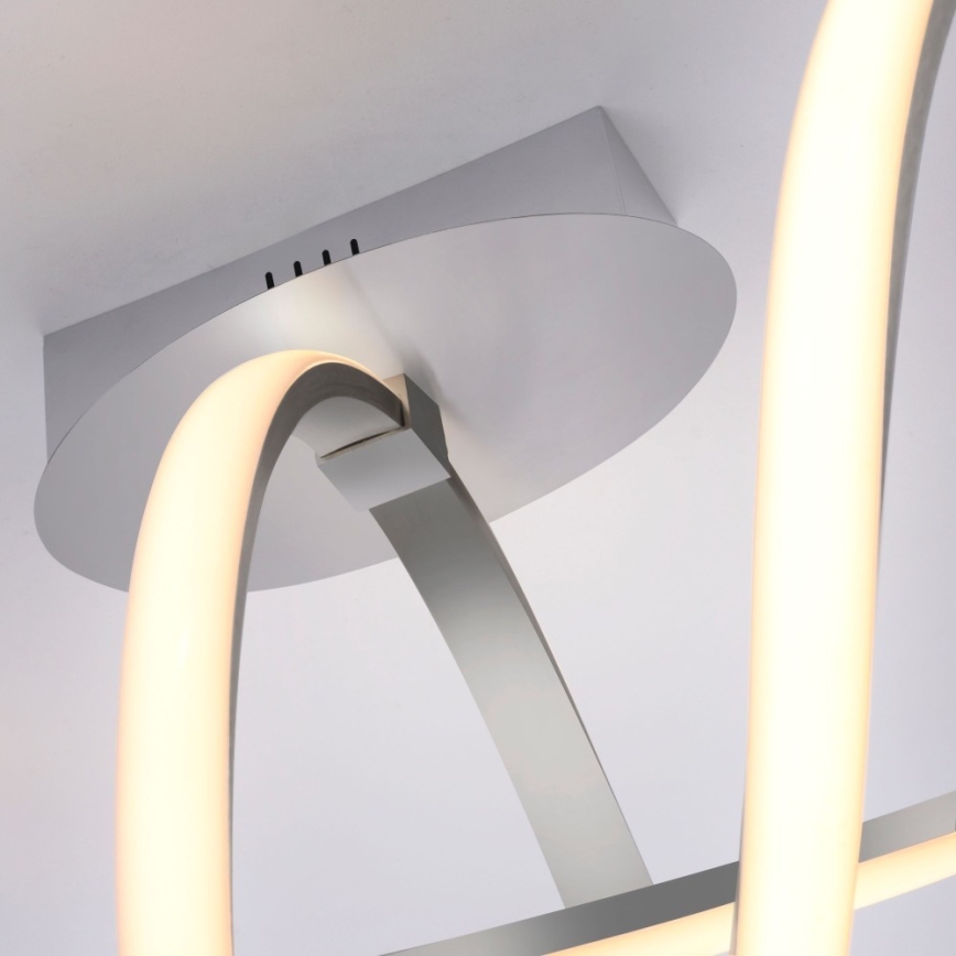 Leuchten Direkt 15403-95 - LED ljusreglerad fastsatt Ljuskrona  MARIA LED/16W/230V matt krom