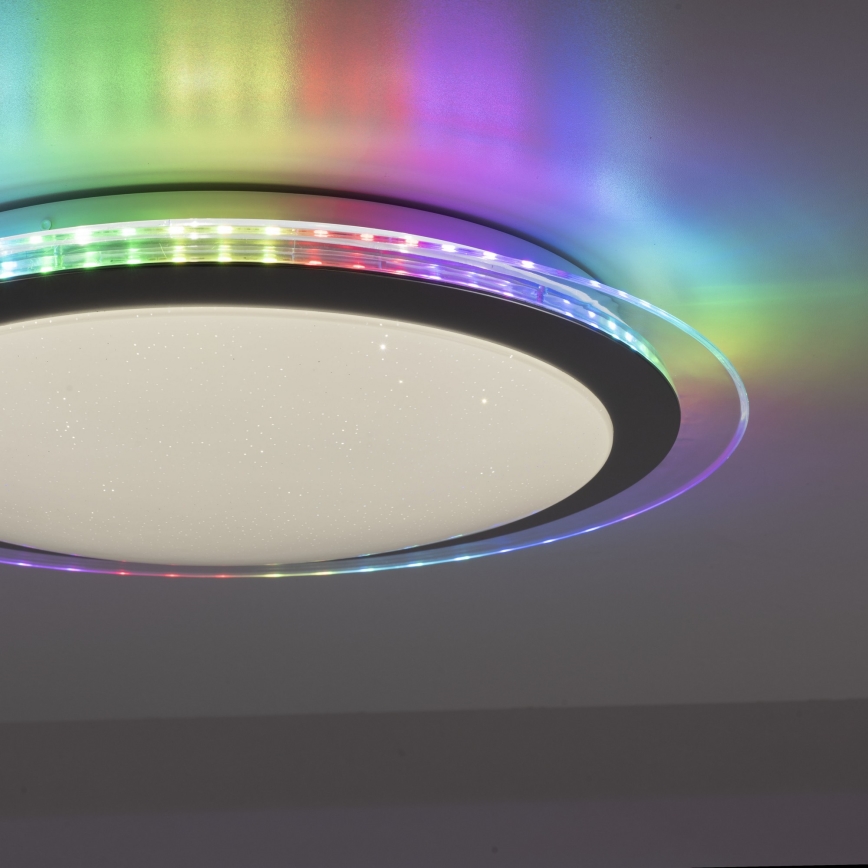 Leuchten Direkt 15411-21- LED RGB dimbar taklampa CYBA LED/26W/230V