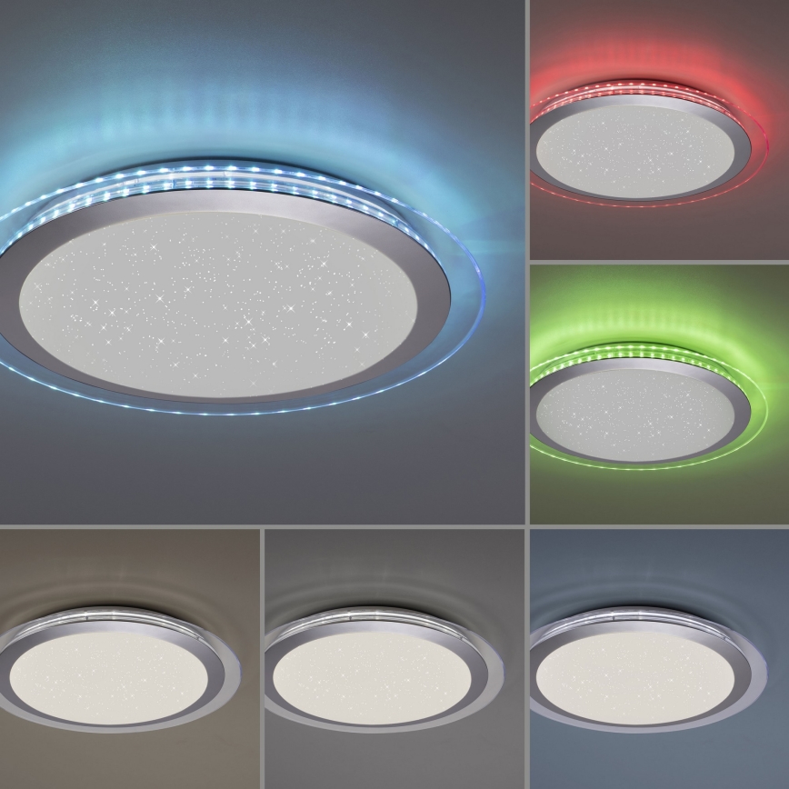 Leuchten Direkt 15411-21- LED RGB dimbar taklampa CYBA LED/26W/230V