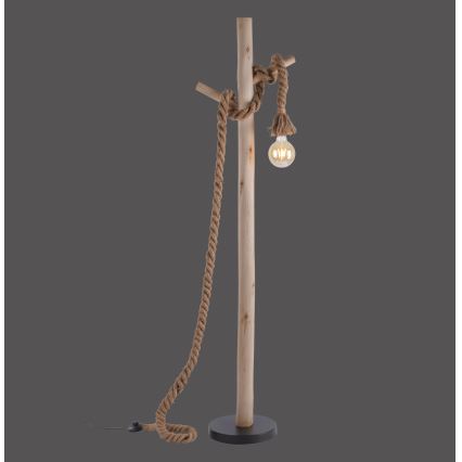 Leuchten Direkt 15484-18 - Golvlampa ROPE 1xE27/15W/230V