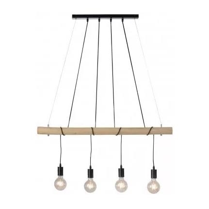Leuchten Direkt 15505-18 - LED ljuskrona med upphängningsrem TERO 4xE27/60W/230V