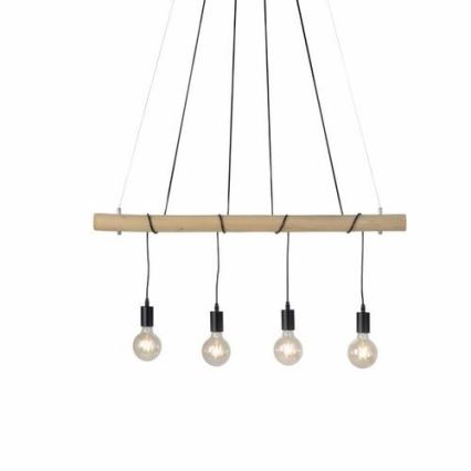 Leuchten Direkt 15505-18 - LED ljuskrona med upphängningsrem TERO 4xE27/60W/230V