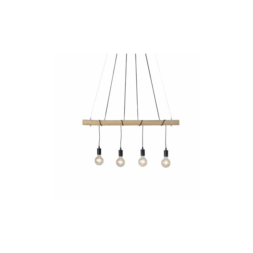 Leuchten Direkt 15505-18 - LED ljuskrona med upphängningsrem TERO 4xE27/60W/230V