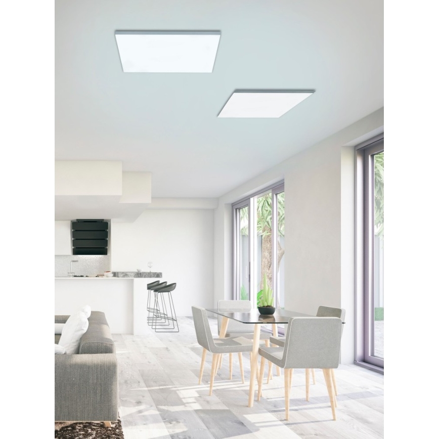 Leuchten Direkt 15552-16 - LED ljusreglerad taklampa  CANVAS LED/40W/230V 2700-5000K + fjärrkontroll 