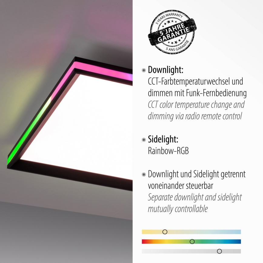 Leuchten Direkt 15556-18 - RGBW Dimbar taklampa GALACTICA LED/32W/230V 2700-5000K + fjärrkontroll