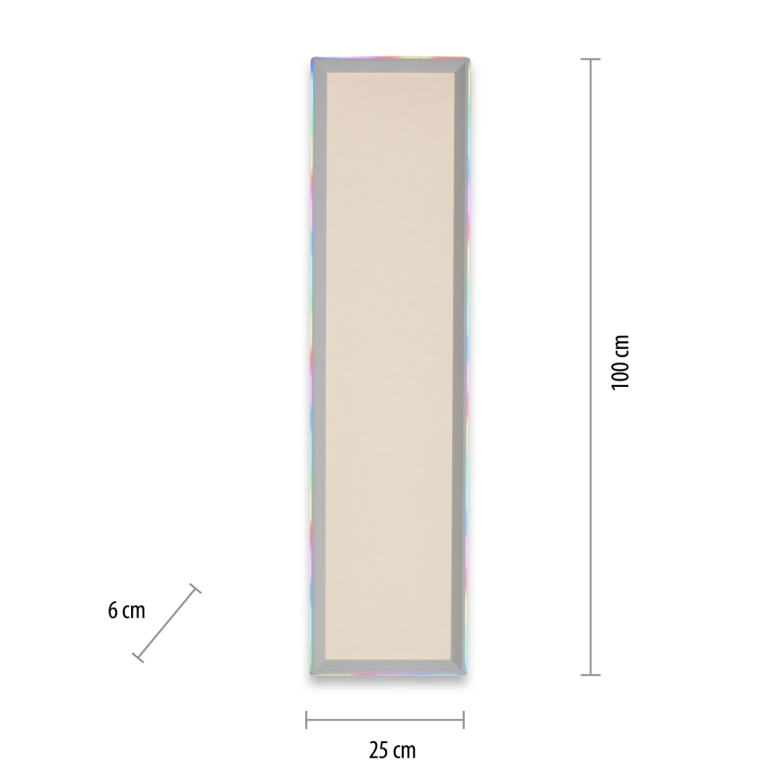 Leuchten Direkt 15557-16 - LED RGB dimbar taklampa GALACTICA LED/40W/230V + fjärrkontroll