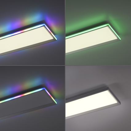 Leuchten Direkt 15557-16 - LED RGB Dimmable ceiling belysning GALACTICA LED/40W/230V