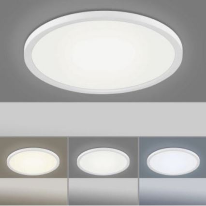 Leuchten Direkt 15571-16 - LED ljusreglerad taklampa  FLAT LED/23,5W/230V 2700-5000K + fjärrkontroll 