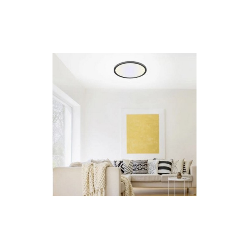 Leuchten Direkt 15571-18 - LED ljusreglerad taklampa  FLAT LED/23,5W/230V 2700-5000K + fjärrkontroll 
