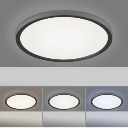 Leuchten Direkt 15571-18 - LED ljusreglerad taklampa  FLAT LED/23,5W/230V 2700-5000K + fjärrkontroll 