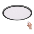 Leuchten Direkt 15571-18 - LED ljusreglerad taklampa  FLAT LED/23,5W/230V 2700-5000K + fjärrkontroll 