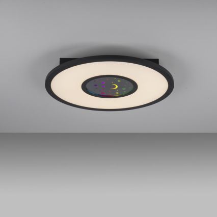 Leuchten Direkt 15572-18 - LED RGBW Ljusreglerad taklampa ASTRO LED/17,5W/230V 2700-5000K + fjärrkontroll