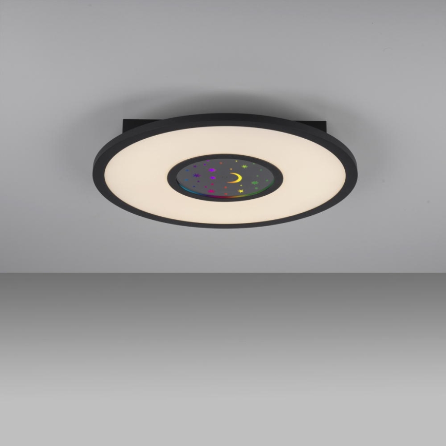 Leuchten Direkt 15572-18 - LED RGBW Ljusreglerad taklampa ASTRO LED/17,5W/230V 2700-5000K + fjärrkontroll