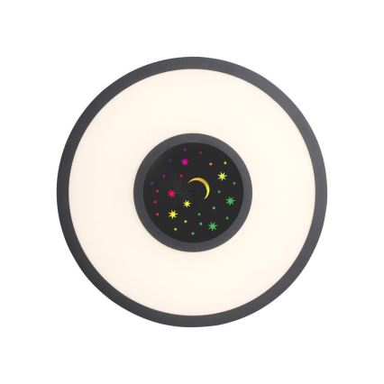Leuchten Direkt 15572-18 - LED RGBW Ljusreglerad taklampa ASTRO LED/17,5W/230V 2700-5000K + fjärrkontroll