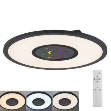 Leuchten Direkt 15572-18 - LED RGBW Ljusreglerad taklampa ASTRO LED/17,5W/230V 2700-5000K + fjärrkontroll
