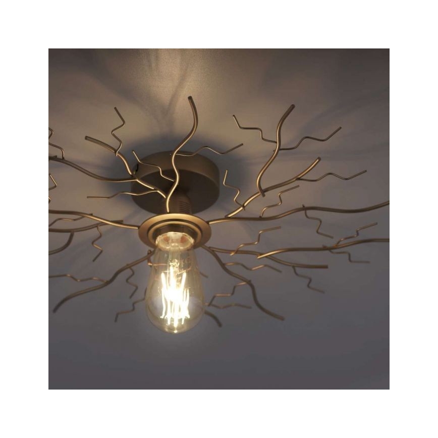Leuchten Direkt 15638-60 - Fäst ljuskrona LIMB 1xE27/40W/230V mässing