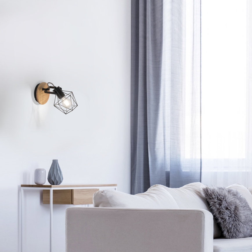 Leuchten Direkt 15671-78 - Väggspotlight JARO 1xE27/60W/230V