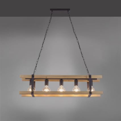 Leuchten Direkt 15685-79 - Ljuskrona på kedja EDITH 5xE27/60W/230V tall
