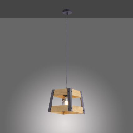 Leuchten Direkt 15720-79 - Ljuskrona med snöre CRATE 1xE27/60W/230V